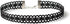 6 Pieces Black Choker Necklace Set Vintage Lace Tattoo Choker for Women Girls...