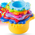 Baby Bath Toy - Beach Stacking Cups for Boys and Girls - Bath Tub Toys for Toddlers and Kids - 8 pcs...