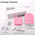 Ultrasonic Contact Lens Cleaner Machine, Ofone Contact Lens Cleaning Case for Soft Hard RGP Lenses, Including Remover Tool, Tweezers & Solution Bo...