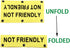 JXGZSO Not Friendly Ask to Pet Dog Lead Give Me Space Dog Leash Wrap Rescue Dog Lead Cover (NOT FRIENDLY DLS)...