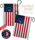 Breeze Decor - Bennington Americana - Everyday Historic Impressions Decorative Vertical Garden Flag 13" x 18.5" Printed In USA...