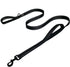 Dog Leash 6ft Long - Traffic Padded Two Handle - Heavy Duty - Double Handles Lead for Training Control - 2 Handle Nylon Leashes for Large Dogs or ...