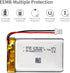EEMB Lithium Polymer Battery 3.7V 1800mAh 963450 Lipo Rechargeable Battery Pack with Wire JST Connector for Speaker and Wireless Device- Confirm D...