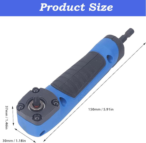 Right Angle Drill Attachment,90 Degree Drill Adapter Electric Screwdriver Repair Tool Right Angle Attachment Extension Screwdriver Socket Holder D...