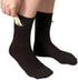Black Dress Socks With Hidden Zipper Pocket-Cotton/Spandex Fits Men Sizes 7-12 2-pairs...