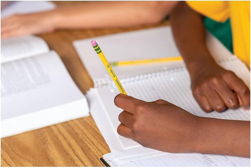 Ticonderoga 13856 Tri-Write Woodcase Pencil, HB #2, Yellow, Dozen...