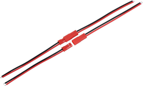 eBoot 20 Pairs 22 AWG JST Plug Connector 2 Pin Male Female Plug Connector Cable Wire for LED Lamp Strip RC Toys Battery, 4 Inch, 6 Inch...