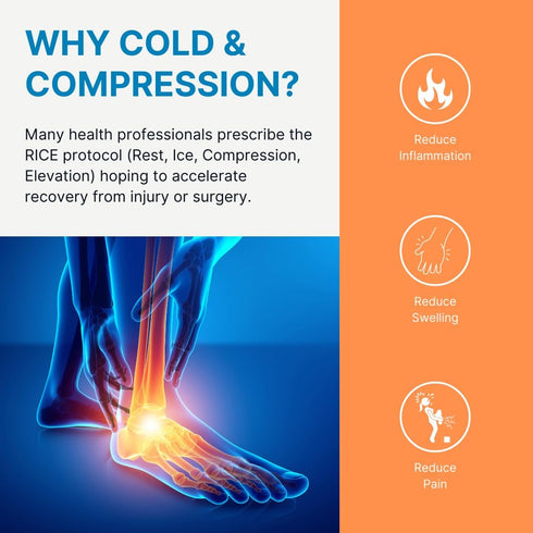 NatraCure Cold Therapy Wrap w/ 20" Strap - 2 Pack (Small Reusable Gel Ice Pack Compress for Injuries and Pain Relief, Hand, Arch of Foot, Wrist, E...