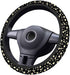 Swono Daisy Floral Car Steering Wheel Cover Cute Daisy Flower Pattern Safe Driving Anti-Slip Steering Wheel Covers Steering Wheel Protection No Sm...