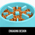 Gorilla Grip Slip Resistant Slow Feeder Dog Bowl,4 Cups,Slows Down Pets Eating,Prevents Overeating,Feed Small&Large Breed Puppy,Puzzle Design,Dogs...