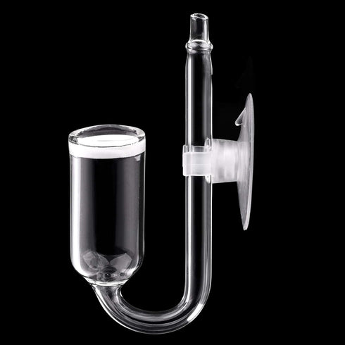 CO2 Diffuser U Shape for Aquarium Fish Tank Pollen Glass CO2 Bubble Diffuser Air Pump Check Valve for Aquaneat Aquarium Planted...