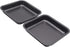 2pcs Mini Baking Pans 8 X 8 Inch (Inner 7.5 X 7.5) Square Cake Pan Bread Pan Nonstick Heavy Carbon Steel Bakeware...