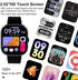 Smart Watch (Answer/Make Calls), 2.01" Smart Watches for Men 110+Sport Modes Fitness Watch with Sleep Heart Rate Monitor, Pedometer, IP68 Waterpro...