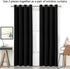 Dust-Proof Curtain for Wardrobe/Closet/Storage Room, Blackout Curtains Small Room Divider Privacy Curtain Panel for Living Room/Bedroom/Fitting Ro...