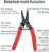JRready Wire Accessory Tool Electronic System Connector Application Tool (Multi Function Precise stripper Tool)...