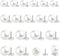18 Sets No Sew Pearl Buttons Brooch Cover Up Buttons Pearl Pins Removable Reusable for Clothes DIY Clothing Accessories(Mix)...