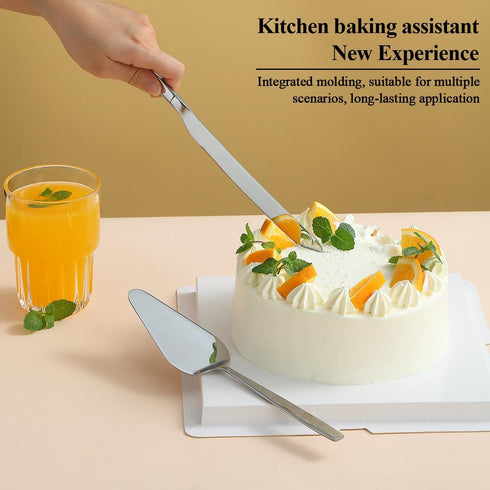 Wedding Cake Knife and Server Set, Cake Cutte Pie Server for Everyday, Wedding and Birthdays, Dishwasher Safe...