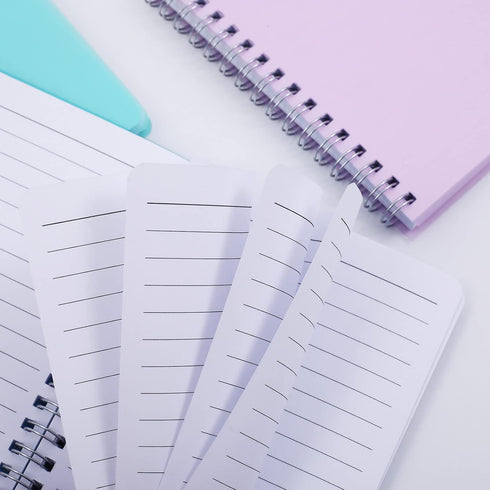 Spiral Notebook, 4 Pack A5 Aesthetic College Ruled - Lined Journals Notebooks, Cute Office Supplies Notebooks for Work, Study, and Notes, 640 Page...