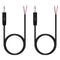 Fancasee (2 Pack 3 ft Replacement 3.5mm 1/8" Male Plug to Bare Wire Open End Pigtail TS Mono 3.5mm Jack Connector Adapter Audio Cable Repair...