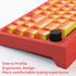 Hyekit PBT Keycaps 133 Keys Flame Gradient Keycaps Cherry Profile Dye-Sublimation Custom Keycaps with 6.25U 7U Spacebar for Cherry Gateron MX Swit...