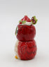 Owl Sugar and Creamer, 5 3/4 X 2 7/8 X 5 3/8"H, Red, White, Black, Green...