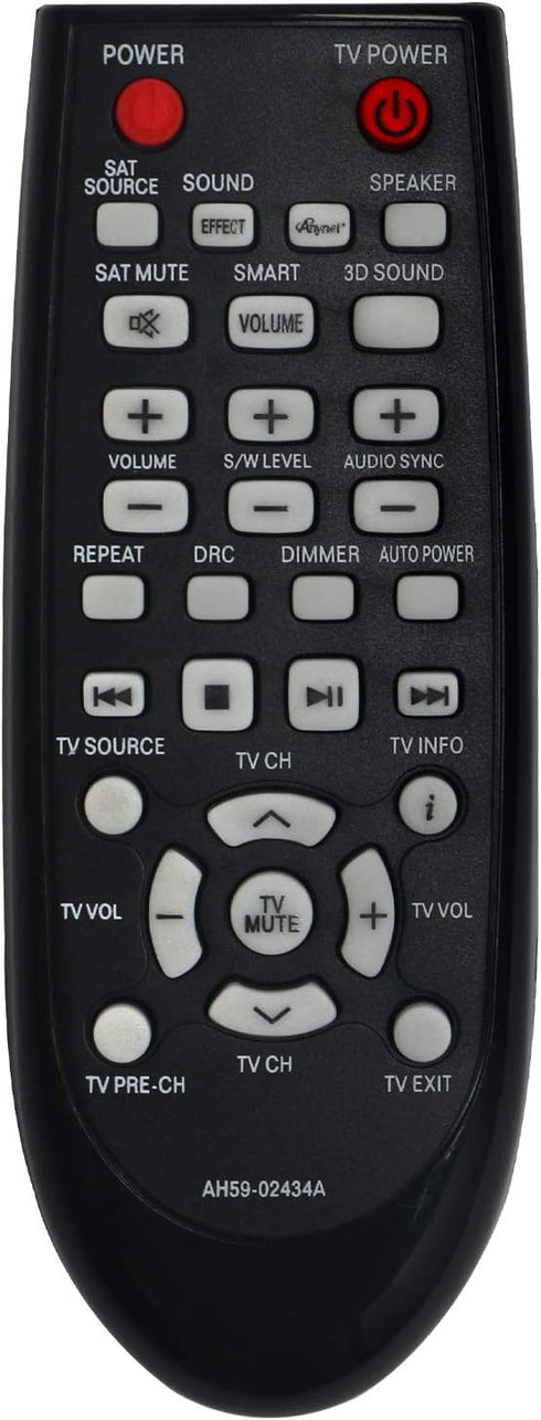 New AH59-02434A Remote Control for Samsung Soundbar HW-E551/ZA HW-E550/ZA HW-E550 HW-E551 HW-E450 HW-E450C HW-E450/ZA HWE550 HWE551 HWE450ZA HWE45...