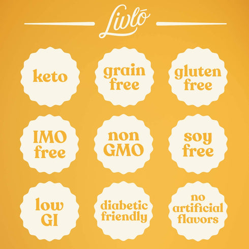 Livlo Keto Biscuit & Bread Mix - Low Carb & Gluten Free Baking Mix - 2g Net Carbs - Fast, Easy and Delicious Keto Friendly Food - 10 Servings - Cl...