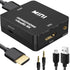 HDMI Audio Extractor, 4K HDMI to HDMI Splitter 3.5mm AUX Audio 1080P, Compatable for TV, PC, PS3/4/5, Blu-ray/DVD/HD Player, Projector, Sound Syst...