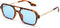 Pro Acme Vintage 70s Flat Pilot Aviator Sunglasses for Women Men, Small Frame Rectangular Glasses UV400 Protection Shades...