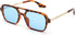 Pro Acme Vintage 70s Flat Pilot Aviator Sunglasses for Women Men, Small Frame Rectangular Glasses UV400 Protection Shades...