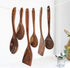 Teak Kitchen Utensils,Wooden Spatula Turner Kitchenware Nonstick Pan Cookware Natural Utensils Handcrafted Cutlery Tool (Brown)...