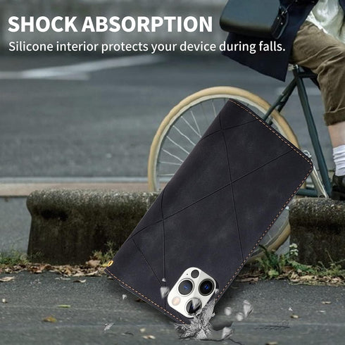 ZCDAYE Case for iPhone SE 2022 5G/iPhone SE 2020/iPhone 7/iPhone 8, Zipper PU Leather (with Wristlet) Phone Case for iPhone SE 2022(SE3)/iPhone SE...