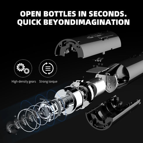 Wine Opener Wine Bottle Opener Electric Wine Bottle Openers?Battery Operated Automatic Wine Corkscrew for Wine Lovers Gift Women Men (Black)...