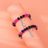 2pcs TV Girl Bracelet, Friendship Matching Magnetic Couple Bracelet Love Guitar Heart Beads Bracelets for Best Friends Bff Cosplay Accessories for...
