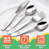 Kids Silverware Set Toddler Utensils 18/8 Stainless Steel 4PCS Fork Spoon and Knife Cutlery Child Flatware for Age 3+...