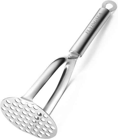 FLYINGSEA Potato Masher, Professional 18-8 Stainless Steel Potato Masher. Vegetable Masher,Cooking And Kitchen Tools....