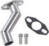 UAUS 32-40mm Silver Short Offset Intake Manifold Carburetor W/Gasket For 49cc 60cc 66cc 80cc Motorized Bicycle Bike...