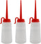 LQ Industrial 3pcs Sewing Machine Oiler 160ml Oil Dispenser with Long Angled Oil Bottle Sewing Machine Long Tip Double Needle Plastic Oil Dispense...