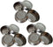 Replacement Lids for IKEA RAJTAN Glass Spice Jar 5 Oz (400.647.02) Stainless Steel Caps lids set of 12 pieces by American Ayurveda...