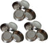 Replacement Lids for IKEA RAJTAN Glass Spice Jar 5 Oz (400.647.02) Stainless Steel Caps lids set of 12 pieces by American Ayurveda...