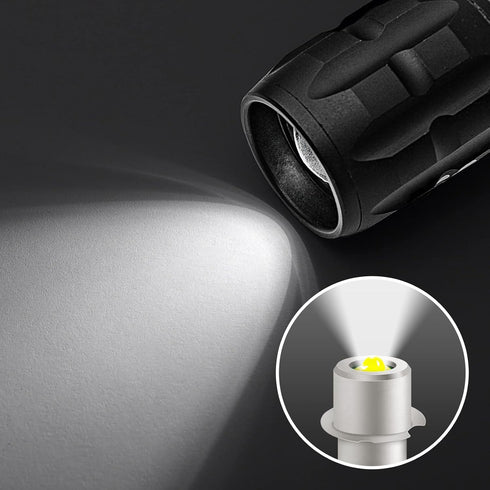 LED Flashlight Replacement Bulb, 4V-24V and 3W 247LM and PR2 P13.5S Maglight Led Conversion Kit, 6000K Bright White Super Bright Long Lasting, Ryo...
