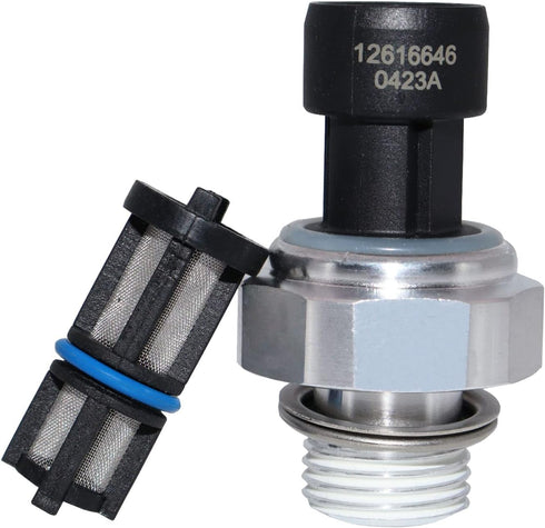 Engine OPS Oil Pressure Sensor Switch Sending Unit with Screen Filter D1846A Compatible with Chevrolet Chevy Silverado Suburban Tahoe GMC Yukon Si...