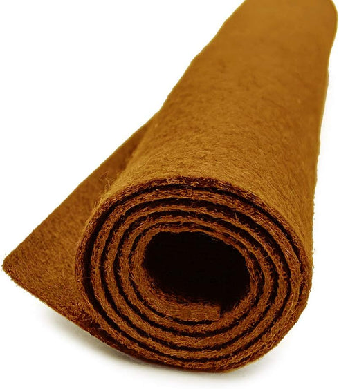 Gold Ensemble Gold-Brown - Wool Felt Oversized Sheet - 35% Wool Blend - 1 12x18 inch Sheet...