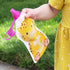 ChooMee SoftSip Food Pouch Top | Baby Led Weaning | No Spill Flow Control Valve, Protects Childs Mouth, 100% Silicone, BPA Free | 2CT Aqua Purple...