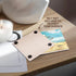 3dRose cst_173007_3 Sandy Beach Sandman with Ocean View Fun Spoof on a Snowman-Ceramic Tile Coasters, Set of 4...