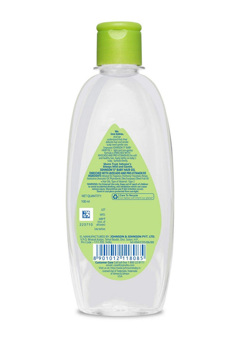 Johnsons Baby Hair Oil 100ml...