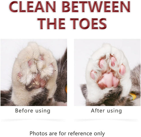 Dog paw cleaner?Cat paw cleaner?Pet paw cleaner?No Rinse Waterless Dog Paw Shampoo with Bath Brush, PH perfectly balanced?Natural mild formula?Pet...