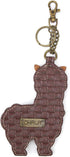 CHALA Farm Collection Women's Decorative Key Fob/Coin Purse Accessory (Llama)...