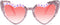 YOGFIT Singer Sunglasses for Fans Heart Sunglasses for Women Heart Shape Glasses Fans Support Props Gift for Fans...