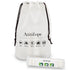 Compressed Cleaning Wipes Travel Reusable Face Towels Coin Tissues 50 Pieces with 5 Carrying Cases...